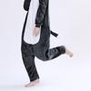 Fornecimento transfronteiriço de novos pijamas cartoon onesie para casais flanela roupa de casa coral fleece onesie