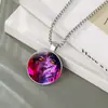 Accesorios de Collar K-Pop de Grupo de Chicas Cazadoras de Brujas Más Vendidos Transfronterizos Collar con Colgante de Piedra del Tiempo Collar de Piedra Preciosa Fábrica al por Mayor