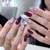 Explosiones pieza de uña para llevar en la mano de alta calidad cadena de cuentas de lazo de amor pieza de uña terminada 30 piezas de parche de uña postiza