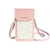 2024 Bolso Transparente para Teléfono Móvil Transfronterizo Nuevo Bolso de Hombro Cruzado para Mujer Mini Bolso para Teléfono para Niñas