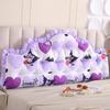 Cojín de Cabecera para Cama de Dormitorio Estilo Princesa Cama Impresa Respaldo Grande Habitación Tatami Bolsa Suave Cojín Almohada Lumbar Anticolisión