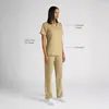 El más vendido en los mercados europeos y americanos: Uniformes de enfermería de bolsillo con cuello en V, uniformes quirúrgicos para médicos hombres y mujeres, conjuntos de ropa de trabajo para hospitales y salones de belleza