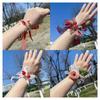 Corsage de pulso casamento noiva damas de honra flor de pulso casamento melhor amiga pulseira estilo floresta crianças dança flor de pulso