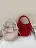 Bolsos Pequeños de Moda de Este Año para Mujer 2025 Nuevo Bolso de Hombro Cruzado de Moda Bolso Cruzado Plegado Versátil Bolso Cubo