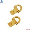 Fábrica en stock venta al por mayor herrajes para equipaje hebilla colgante dorada cadena de metal para bolso de mujer asa móvil hebilla