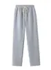 Pantalones Deportivos Casuales de Exterior de Pierna Recta, Ajustados, de Color Sólido, Versátiles, de Cintura Alta, para Hombre y Mujer, Nueva Colección Primavera y Otoño 2026