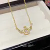 Collar con Colgante de Alas de Ángel Nuevo Estilo Coreano Elegante y Dinámico Accesorios para Mujer, Cadena para Clavícula Exquisita Estilo Lujo Ligero de Gama Alta