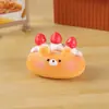 Imanes de Nevera de Osito de Pan 3D Juguetes de Comida de Resina Pegatinas Magnéticas de Donut Croissant Pegatinas Decorativas de Nevera de Dibujos Animados