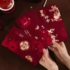 Bolsa Roja para Regalo de Boda, Sobre Rojo Especial para Cambiar la Dirección del Título, Sobre Rojo de Boda Estilo Nuevo, Sobre Rojo de Boda con Caracteres de Boda Feliz, Sobre Rojo para Dinero de Regalo