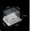 Caja de Embalaje para Pastel Transparente Anti-Niebla Red Velvet Black Forest Famosa en Internet Caja de Ampolla para Hornear Caja para Cortar Pasteles