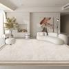 Alfombra de sala de estar transfronteriza de imitación de cachemira, alfombra de piso de dormitorio, alfombra gruesa de pasillo grande, alfombra de mesa de centro estilo ins, manta de cabecera