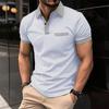 Camiseta transfronteriza de estación independiente para hombre, polo de verano de AliExpress y Amazon, polo informal con solapa para hombre.