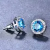 Brincos Redondos Populares Transfronteiriços para Mulheres, Brincos da Moda, Brincos Elegantes e de Alto Padrão, Atacado e Dropshipping