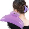 Yiwu joyería al por mayor 9cm clip grande para el cabello clip para el cabello femenino Red de celebridades color caramelo accesorios para el cabello simple gas diadema duradera