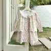 Chal Bordado de Primavera para Niñas de 26, Chaleco Cardigan Tejido para Niñas, Lindo Chaleco Bordado Calado