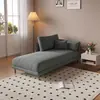 Sillón de lujo moderno minimalista para sala de estar, dormitorio, hotel o casa de huéspedes; una silla reclinable cómoda para usar junto a la cama; un sofá pequeño