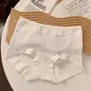 [Color Macarrón Vibrante] Ropa Interior Casual de Algodón Puro con Entrepierna Extendida Antibacteriana, Bragas Sin Costuras de Cintura Media para Mujer