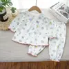 Traje de Primavera para Niña Pequeña Princesa Algodón Puro Clase A Conjunto de Dos Piezas para Bebé Nuevo Estilo Amoroso 2025