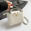 2025 Nuevo Bolso de Mano Casual Simple para Mujer Bolso Cruzado Bolso Cuadrado Pequeño Bolso Cubo de Hombro Único de Alto Valor