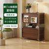 Gabinete de Revista abatible estilo tronco Gabinete lateral para sala de estar Estante de almacenamiento estilo japonés Librero Gabinete tipo cubo Almacenamiento para el hogar Gabinete de almacenamiento nórdico