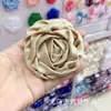 Estilo Coreano Telas de Seda y Satén Flor de Tela Flor de Rollo Rosa Accesorios Florales Accesorios para el Cabello DIY Diademas para Niños Accesorios Florales Pequeños Hechos a Mano Accesorios para Ropa