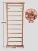 Barras de parede internas de madeira para escalada em casa, estrutura para alongamento das pernas, barra fixa, sala de dança, instalações, estrutura para treinamento de fitness e reabilitação