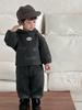 Jaqueta Colete Infantil Outono e Inverno 2026 Novo Estilo Coreano Roupas Infantis Roupas de Inverno para Bebê Terno Quente Espessado para Meninos