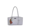 Bolso Tote de Gran Capacidad Casual para Viajes de Trabajo para Mujer Modelo Nuevo 2026 Cuero de Cera de Aceite Bolso de Hombro Sencillo con un Toque de Lujo Bolso de Axila