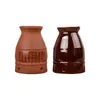 Tarro de Moxibustión de Arcilla Púrpura, Taza de Cerámica Aislada de Doble Capa para Gua Sha de Mano, Palo de Moxibustión Portátil Multifuncional, Venta al por Mayor de Tarros de Moxibustión