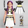 Novedad de Halloween 2025 Ola Coreana Grupo de Chicas K-Pop Grupo Cazador de Demonios Disfraz de Cosplay Vestido de Niña Rumi con Mangas Acampanadas
