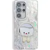 Funda de Teléfono Móvil Espejo IMD Electrochapado de Oso Adecuada para Apple 16E Película para Lente 15Pro Estilo Girly 14 Sentido de Alta Gama 13