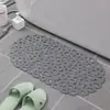 Piso de PVC Ovalado con Cuentas de Agua Baño Alfombra Antideslizante para Personas Mayores y Niños Cuarto de Ducha de Baño Bañera Baño Alfombra Antideslizante