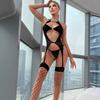 Europa e Estados Unidos transfronteiriça nova sexy lingerie macacão biquíni pescoço nu meias liga catsuit paixão sedutoras mulheres