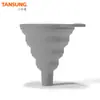 Embudo Plegable de Silicona en Stock, Embudo de Silicona, Herramienta Creativa para Dispensar Líquidos en el Hogar, Cocina, Venta al Por Mayor