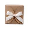 Jabón Hecho a Mano Cuadrado de Color Sólido Fresco Caja Plegable de Empaque con Lazo en stock Rosa Color Lindo Caja de Regalo de Tarjeta Blanca