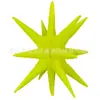 Globo Decorativo de Película de Aluminio 4D de Color Fluorescente de 22 pulgadas 32 pulgadas Globo Flotante de Helio Púrpura para Fiesta de Cumpleaños Boda