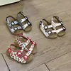 Pantuflas de Diseño Único Estilo Birkenstock con Punta Abierta, Nuevo Modelo de Verano, Lindas Sandalias Planas de Playa Estilo Hada con Lunares para Niñas