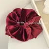 Coletero de Terciopelo de Alta Gama Estilo Coreano con Borde de Satén para Coleta y Moño Cuerda Elegante para el Cabello
