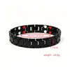 Bestseller Transfronterizo Europeo y Americano 1.2cm Pulsera de Doble Fila con Forma de Diamante con Hexágonos Magnéticos Desmontables, Alto Valor Estético