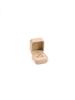 Caja de Embalaje de Joyería de Terciopelo de Lujo Ligero Esquina Redondeada Anillo Pulsera Collar Caja de Embalaje de Joyería Caja de Regalo para Almacenamiento de Joyería