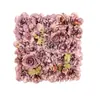 Fundo de casamento com flores artificiais, parede de flores, conjunto de parede de flores para decoração de vitrine de shopping, adereços de decoração de palco com flores artificiais