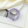 Anillo para el cabello de seda Yousang Amazon Combinación total Color sólido Anillo para el cabello de seda tipo intestino Lazo de seda estilo coreano Anillo tipo intestino Accesorios para el cabello