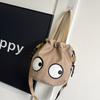 2025 Nuevo Estilo Bolso Cruzado de Hombro Casual Personalizado Bolsa Cubo Casual de Tela de Nylon con Caricatura Divertida de Ojos Grandes para Mujeres