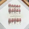 Daiyueda Uñas Portátiles Puras Hechas a Mano Nueva Colección Elegante Ojo de Gato Parches de Uñas Artísticas Elegantes Ojo de Gato