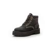 Botas Femininas Estilo Europeu Amarelas de Couro Bovino de Duas Camadas com Solado Grosso, Botas Martin, Novidade Inverno 2026, Sapatos Curtos de Couro Versáteis de Cano Médio
