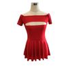Lingerie Sexy Uniforme Tentação Gelo Seda Elástica Apertada Transparente Pijama Sexy Recortado Não Precisa Tirar Camisola Quente Desejo Puro