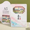 Cuaderno de Talla de Papel 3D con Logo Personalizado, Cuaderno Hueco Tridimensional A5, Libro de Sellos Personalizado de Lugares Turísticos Culturales de Ciudades