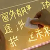 Tablero de Escritorio Acrílico Transparente Luminoso Pizarra Blanca Pizarra Negra Stand Tablero Publicitario Tablero Fluorescente Led Tablero de Escritura Comercial