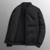 Marca de Tendencia Retro Americana Chaqueta Ligera de Plumón y Algodón para Hombre Invierno Gama Alta Casual Chaqueta con Cuello de Béisbol para Hombre Ropa de Abrigo
