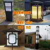 Pantalla de Lámpara Acrílica Impermeable para Exteriores, Pantalla de PC Redonda, Protector de Luz, Pantalla Cuadrada, Carcasa de Pantalla Cuadrada para Lámpara de Jardín